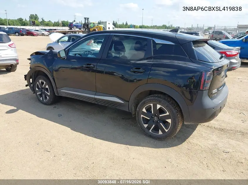2025 Nissan Kicks Sv VIN: 3N8AP6CBXSL419838 Lot: 30093848