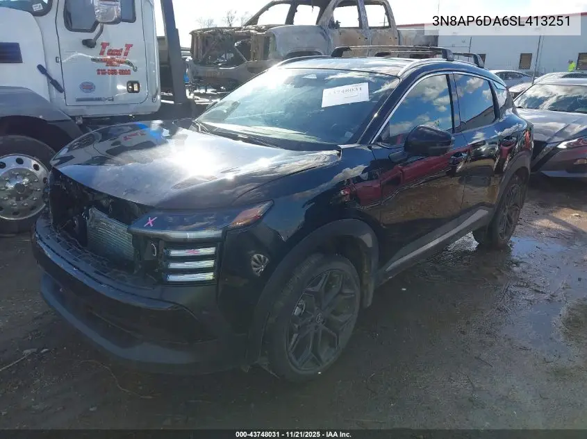 3N8AP6DA6SL413251 2025 Nissan Kicks Sr Fwd
