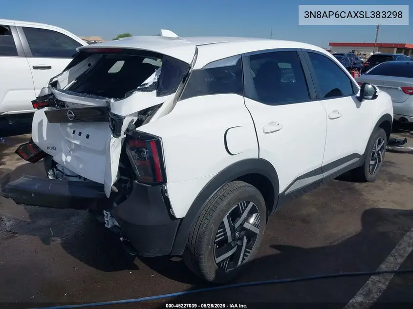 2025 Nissan Kicks Sv Fwd VIN: 3N8AP6CAXSL383298 Lot: 45227039