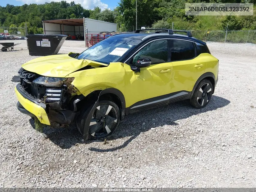 2025 Nissan Kicks Sr Intelligent Awd VIN: 3N8AP6DB0SL323392 Lot: 45464413