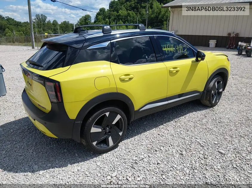 2025 Nissan Kicks Sr Intelligent Awd VIN: 3N8AP6DB0SL323392 Lot: 45464413