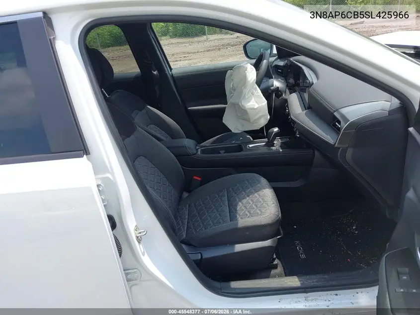 2025 Nissan Kicks Sv Intelligent Awd VIN: 3N8AP6CB5SL425966 Lot: 45548377