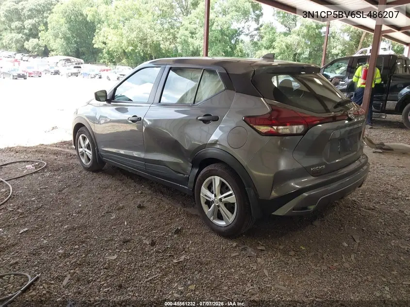 2025 Nissan Kicks Play S VIN: 3N1CP5BV6SL486207 Lot: 45561232