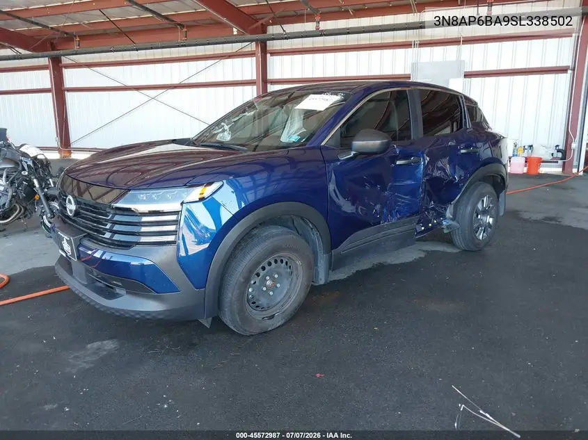 2025 Nissan Kicks S Fwd VIN: 3N8AP6BA9SL338502 Lot: 45572987