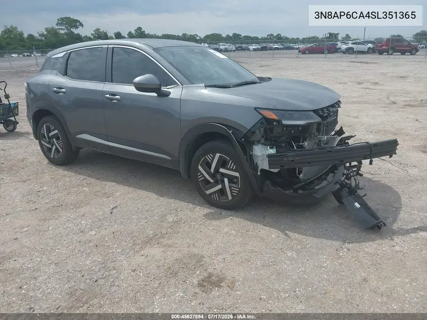 2025 Nissan Kicks Sv Fwd VIN: 3N8AP6CA4SL351365 Lot: 45627894