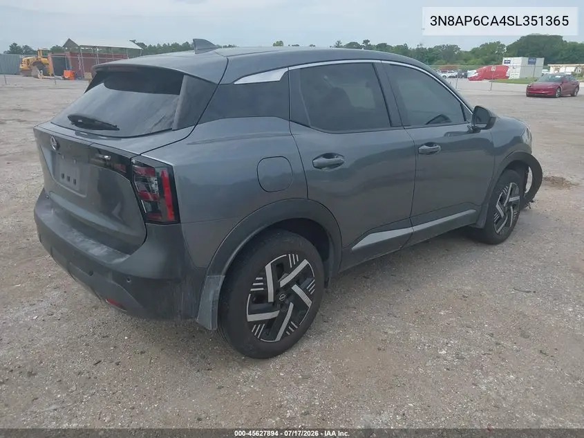2025 Nissan Kicks Sv Fwd VIN: 3N8AP6CA4SL351365 Lot: 45627894