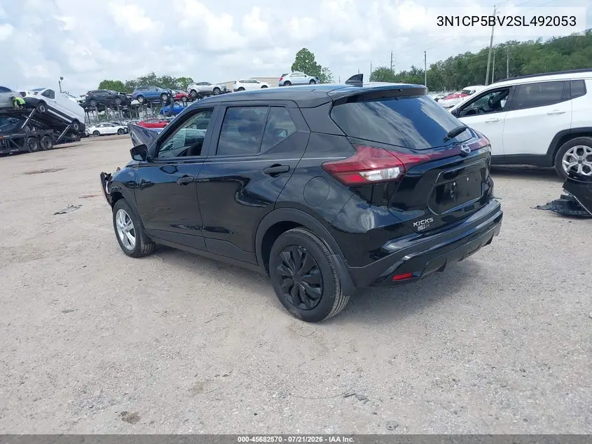 2025 Nissan Kicks Play S VIN: 3N1CP5BV2SL492053 Lot: 45682570