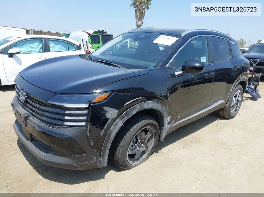 2026 Nissan Kicks Sv VIN: 3N8AP6CE5TL326723 Lot: 45199127