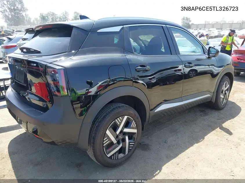 2026 Nissan Kicks Sv VIN: 3N8AP6CE5TL326723 Lot: 45199127