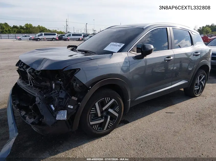 2026 Nissan Kicks Sv VIN: 3N8AP6CEXTL332808 Lot: 45555299