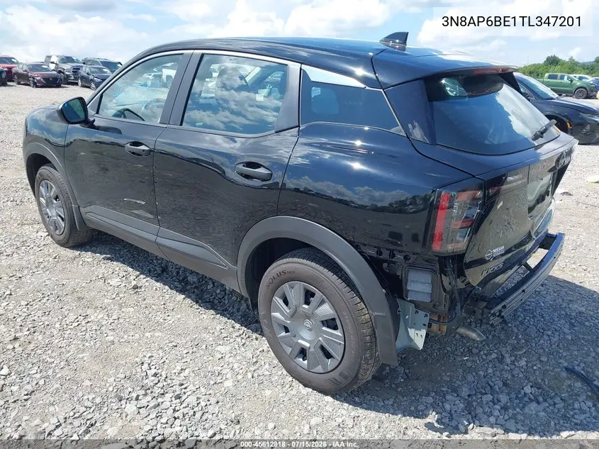 2026 Nissan Kicks S VIN: 3N8AP6BE1TL347201 Lot: 45612818