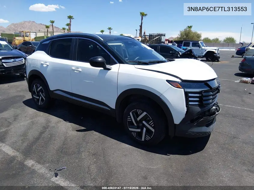 2026 Nissan Kicks Sv VIN: 3N8AP6CE7TL313553 Lot: 45633147