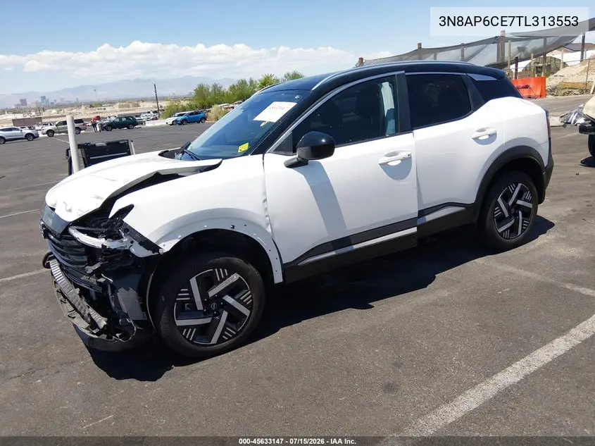 2026 Nissan Kicks Sv VIN: 3N8AP6CE7TL313553 Lot: 45633147