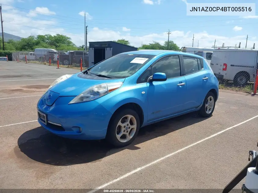 2011 Nissan Leaf Sl VIN: JN1AZ0CP4BT005516 Lot: 45268839