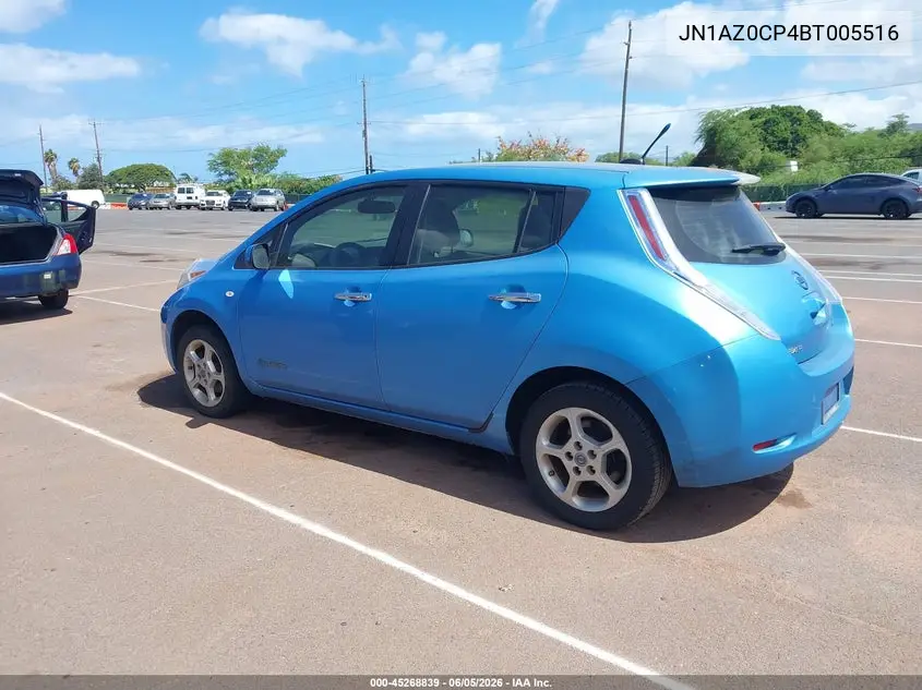 2011 Nissan Leaf Sl VIN: JN1AZ0CP4BT005516 Lot: 45268839
