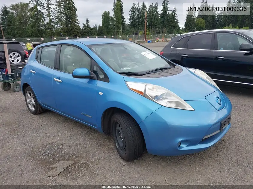 2011 Nissan Leaf Sl VIN: JN1AZ0CP0BT009336 Lot: 45664563
