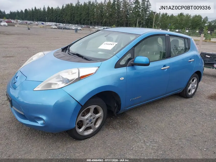2011 Nissan Leaf Sl VIN: JN1AZ0CP0BT009336 Lot: 45664563