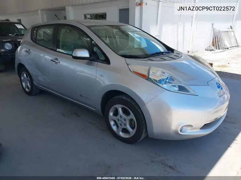 2012 Nissan Leaf Sl VIN: JN1AZ0CP9CT022572 Lot: 45541045