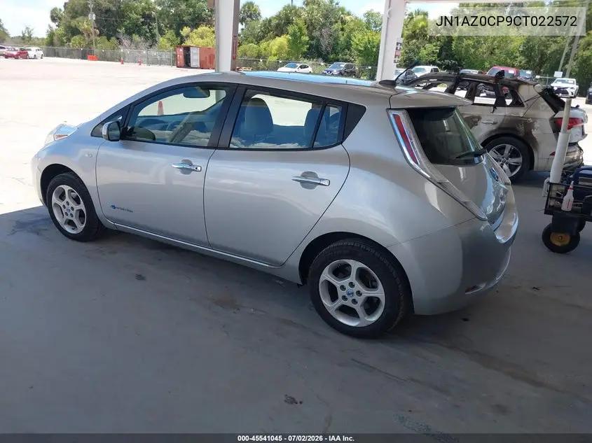 2012 Nissan Leaf Sl VIN: JN1AZ0CP9CT022572 Lot: 45541045
