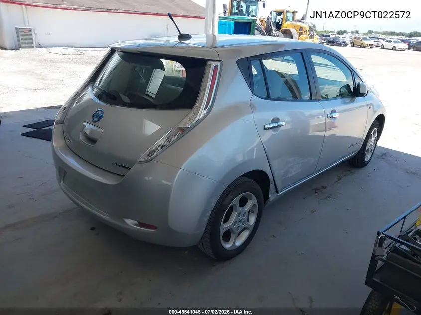 2012 Nissan Leaf Sl VIN: JN1AZ0CP9CT022572 Lot: 45541045