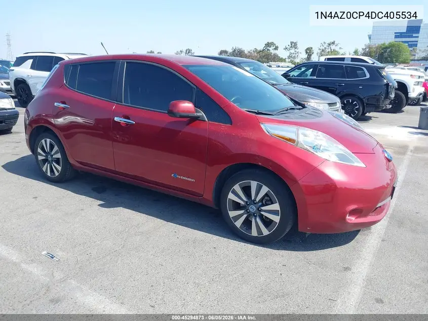 2013 Nissan Leaf Sl VIN: 1N4AZ0CP4DC405534 Lot: 45294873