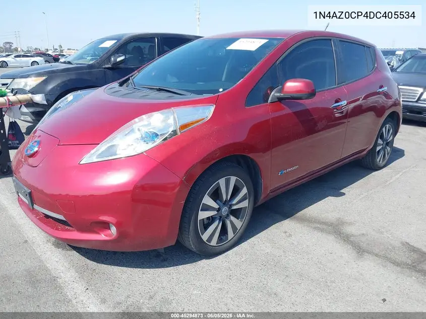 2013 Nissan Leaf Sl VIN: 1N4AZ0CP4DC405534 Lot: 45294873