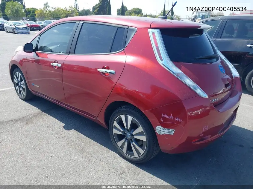 2013 Nissan Leaf Sl VIN: 1N4AZ0CP4DC405534 Lot: 45294873