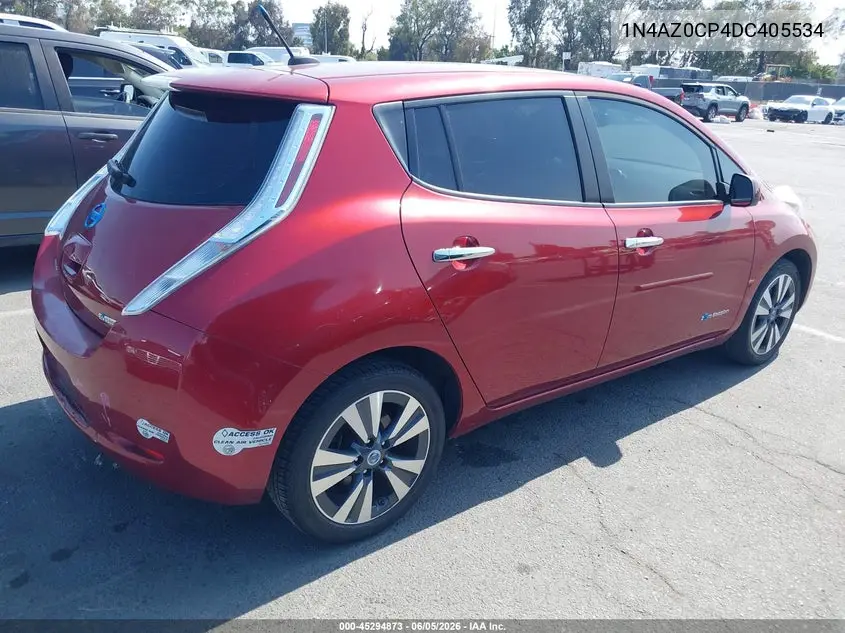 2013 Nissan Leaf Sl VIN: 1N4AZ0CP4DC405534 Lot: 45294873