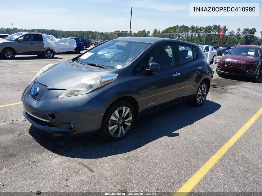 2013 Nissan Leaf Sl VIN: 1N4AZ0CP8DC410980 Lot: 45316138