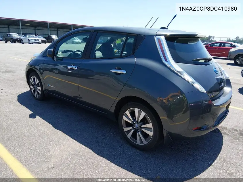 2013 Nissan Leaf Sl VIN: 1N4AZ0CP8DC410980 Lot: 45316138