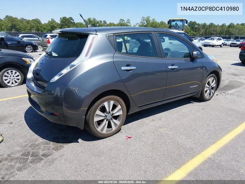 2013 Nissan Leaf Sl VIN: 1N4AZ0CP8DC410980 Lot: 45316138