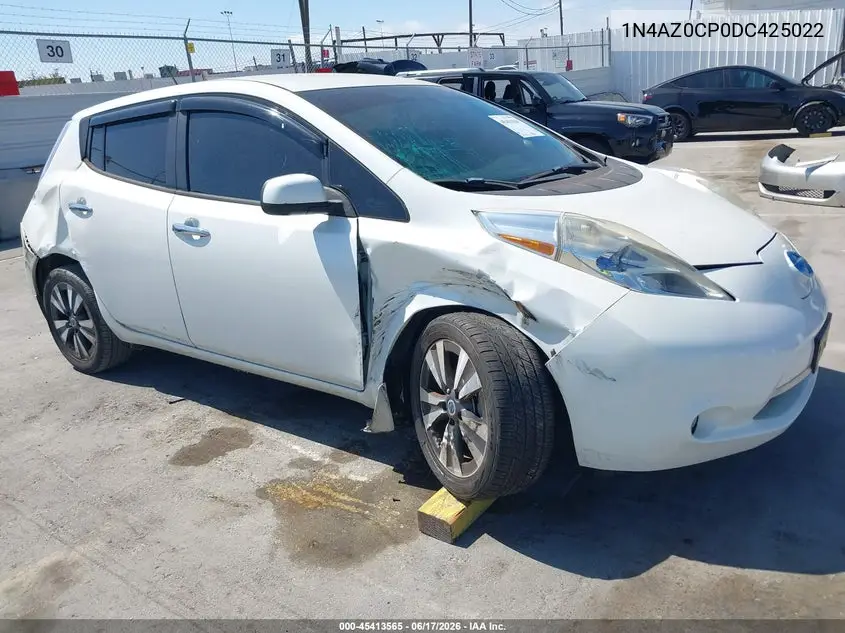 2013 Nissan Leaf Sl VIN: 1N4AZ0CP0DC425022 Lot: 45413565