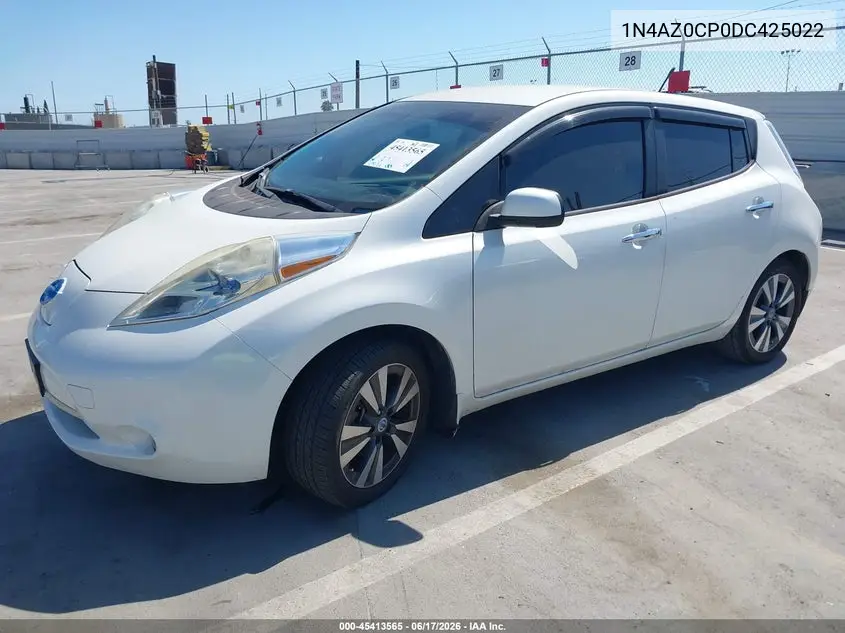 2013 Nissan Leaf Sl VIN: 1N4AZ0CP0DC425022 Lot: 45413565