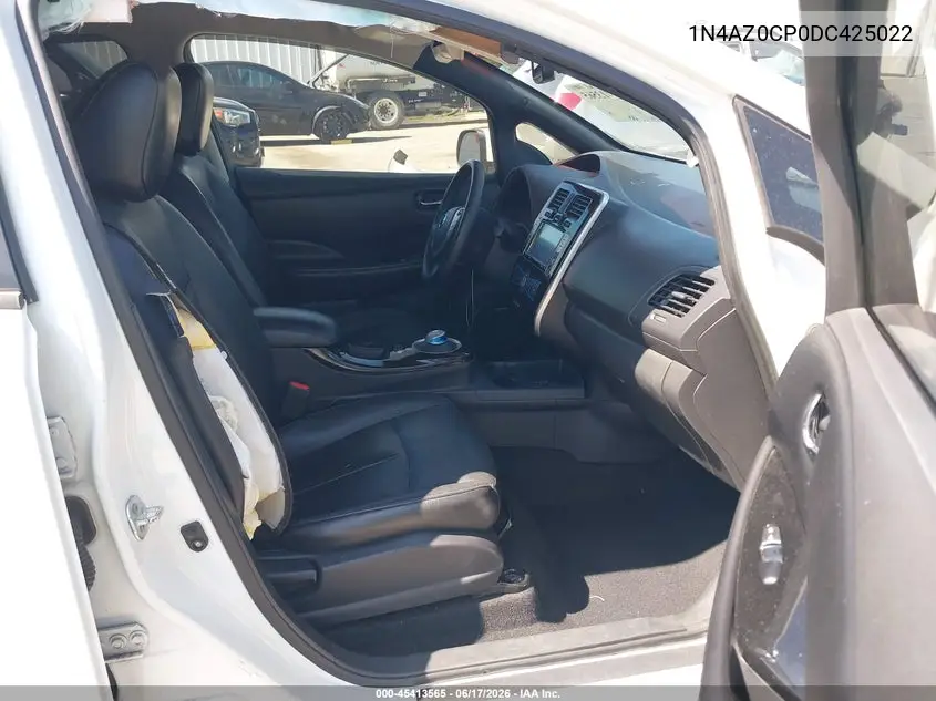 2013 Nissan Leaf Sl VIN: 1N4AZ0CP0DC425022 Lot: 45413565