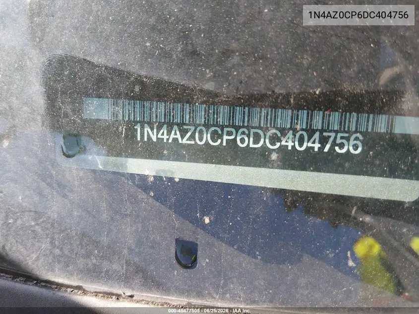 2013 Nissan Leaf Sv VIN: 1N4AZ0CP6DC404756 Lot: 45477505