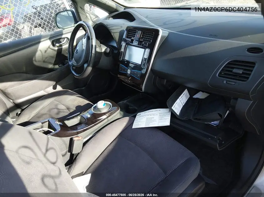 2013 Nissan Leaf Sv VIN: 1N4AZ0CP6DC404756 Lot: 45477505