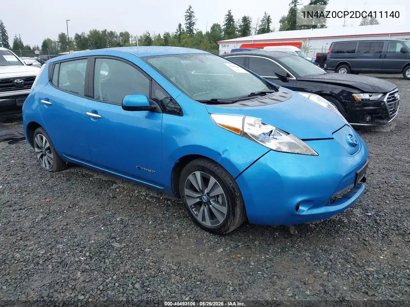 2013 Nissan Leaf Sl VIN: 1N4AZ0CP2DC411140 Lot: 45493106
