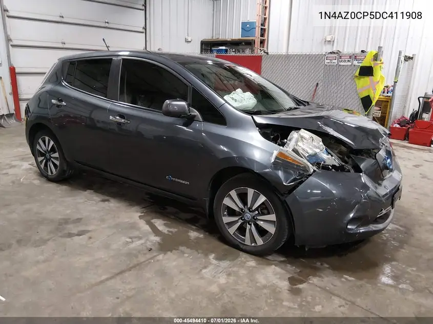 2013 Nissan Leaf Sl VIN: 1N4AZ0CP5DC411908 Lot: 45494410