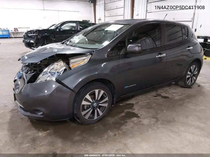 2013 Nissan Leaf Sl VIN: 1N4AZ0CP5DC411908 Lot: 45494410