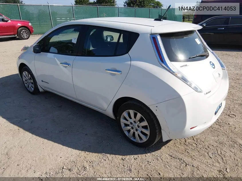 2013 Nissan Leaf S VIN: 1N4AZ0CP0DC414053 Lot: 45641922
