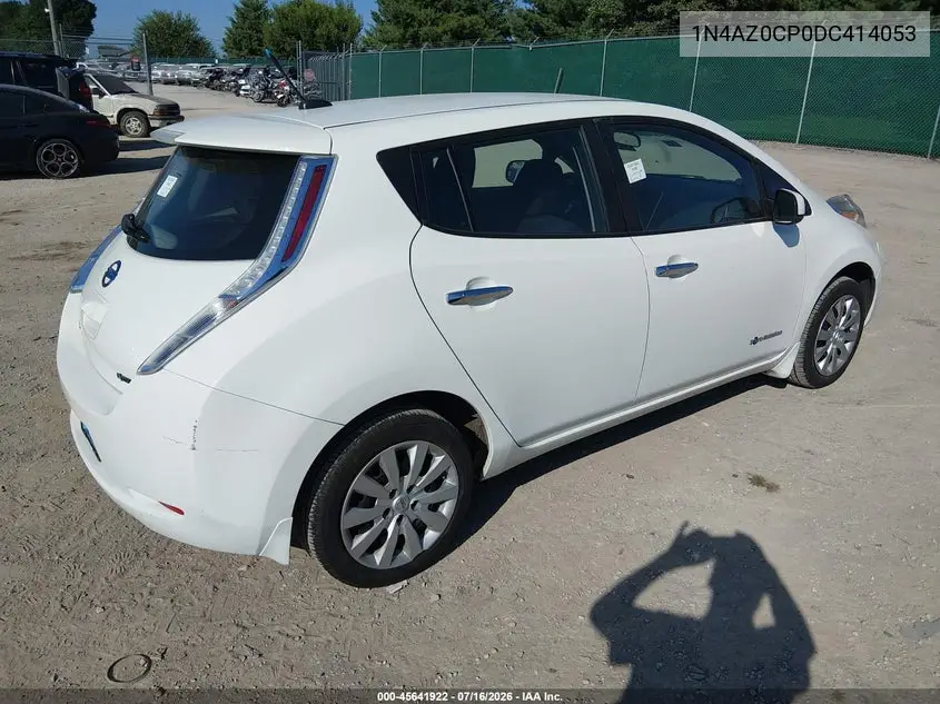 2013 Nissan Leaf S VIN: 1N4AZ0CP0DC414053 Lot: 45641922