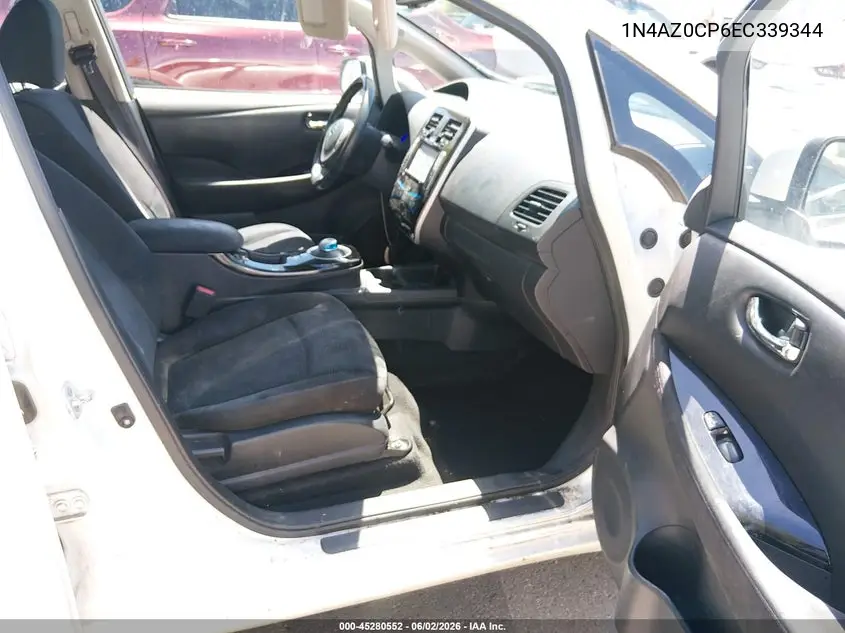 2014 Nissan Leaf Sv VIN: 1N4AZ0CP6EC339344 Lot: 45280552
