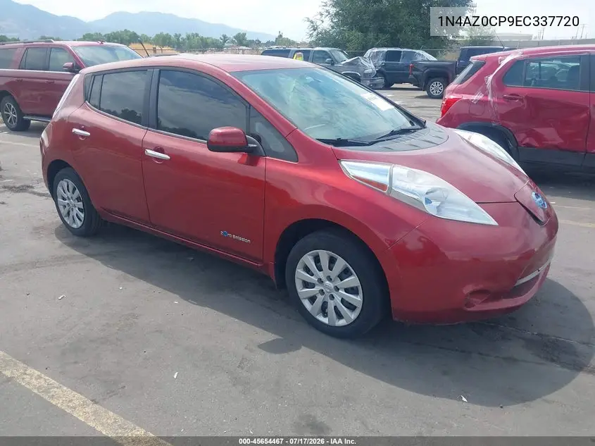 2014 Nissan Leaf S VIN: 1N4AZ0CP9EC337720 Lot: 45654467