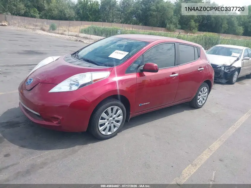 2014 Nissan Leaf S VIN: 1N4AZ0CP9EC337720 Lot: 45654467