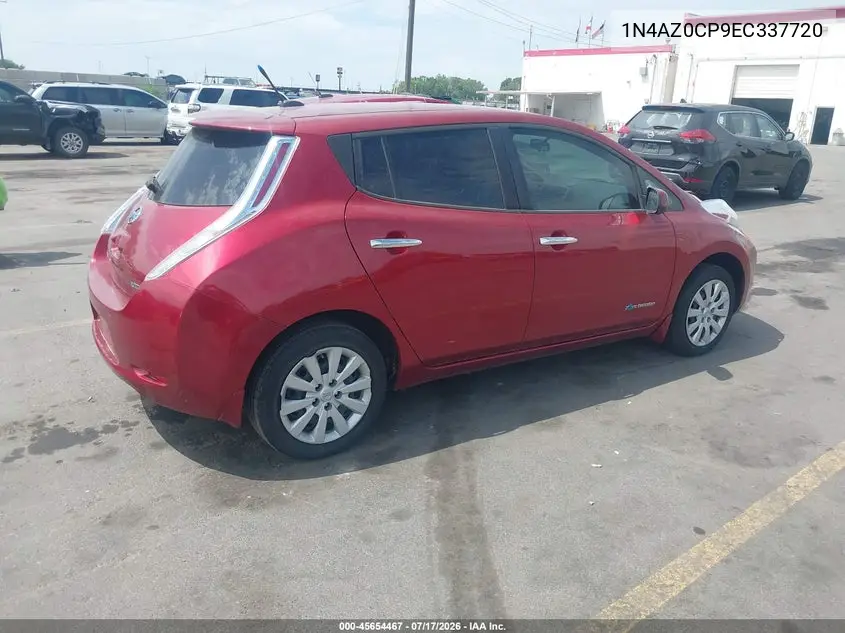 2014 Nissan Leaf S VIN: 1N4AZ0CP9EC337720 Lot: 45654467