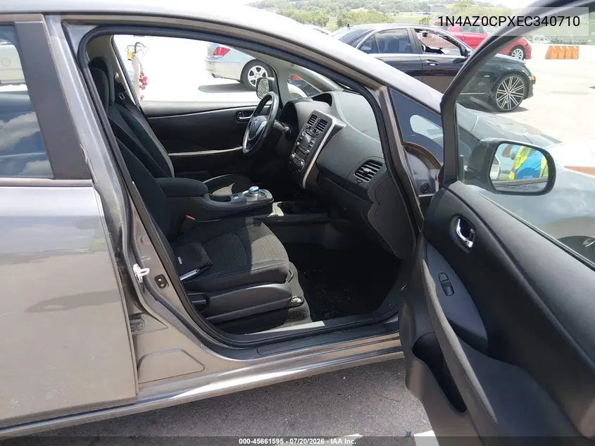 2014 Nissan Leaf S VIN: 1N4AZ0CPXEC340710 Lot: 45661595