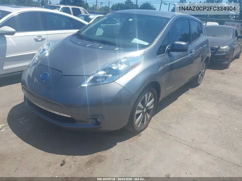 2015 Nissan Leaf Sl VIN: 1N4AZ0CP2FC334904 Lot: 45295728