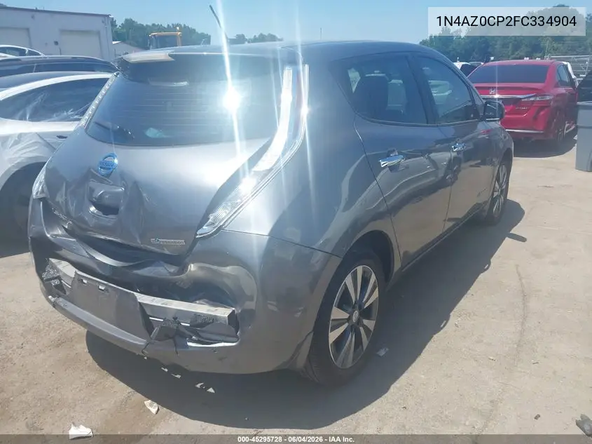 2015 Nissan Leaf Sl VIN: 1N4AZ0CP2FC334904 Lot: 45295728