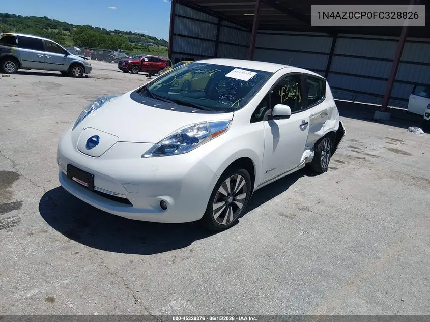 2015 Nissan Leaf Sv VIN: 1N4AZ0CP0FC328826 Lot: 45329376