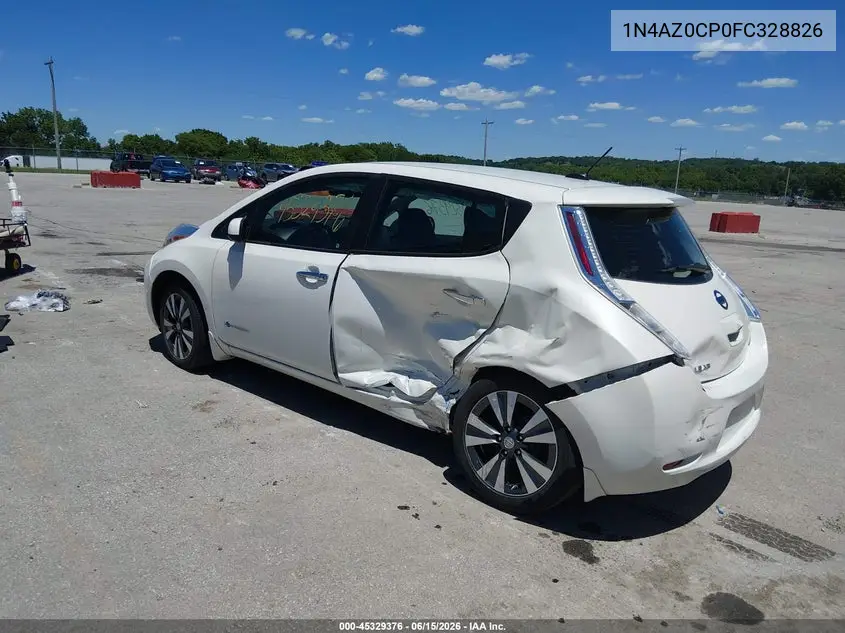 2015 Nissan Leaf Sv VIN: 1N4AZ0CP0FC328826 Lot: 45329376